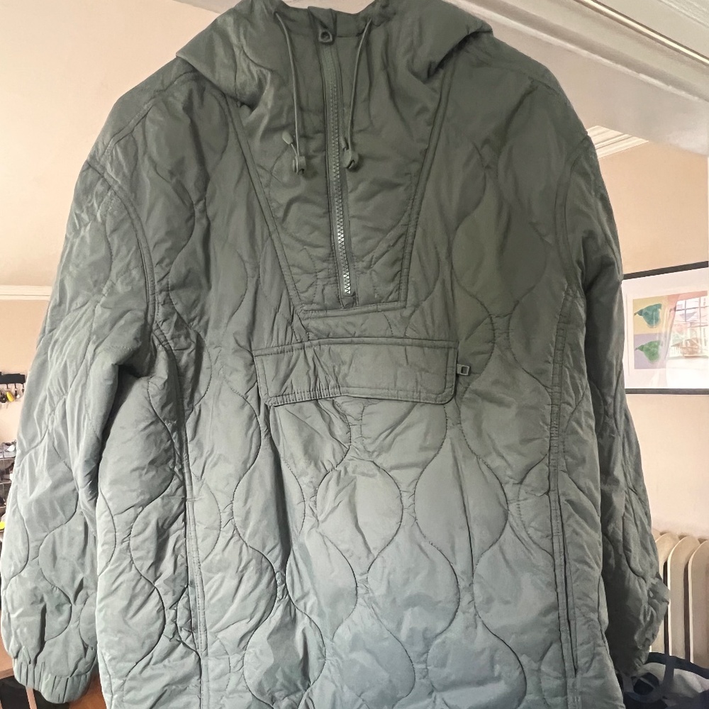 Madewell Quilted Packable Popover Puffer Jacket